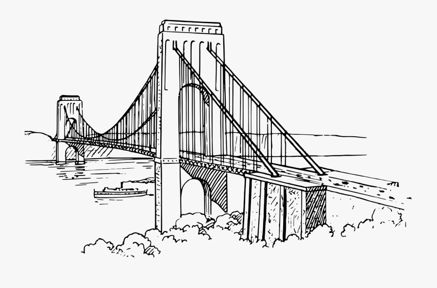 Drawing of a bridge