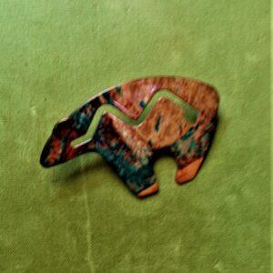 SW Hearline bear, enameled metal