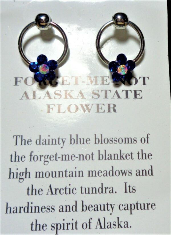 Forget-me-not earrings