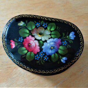 Russian papier-mache box